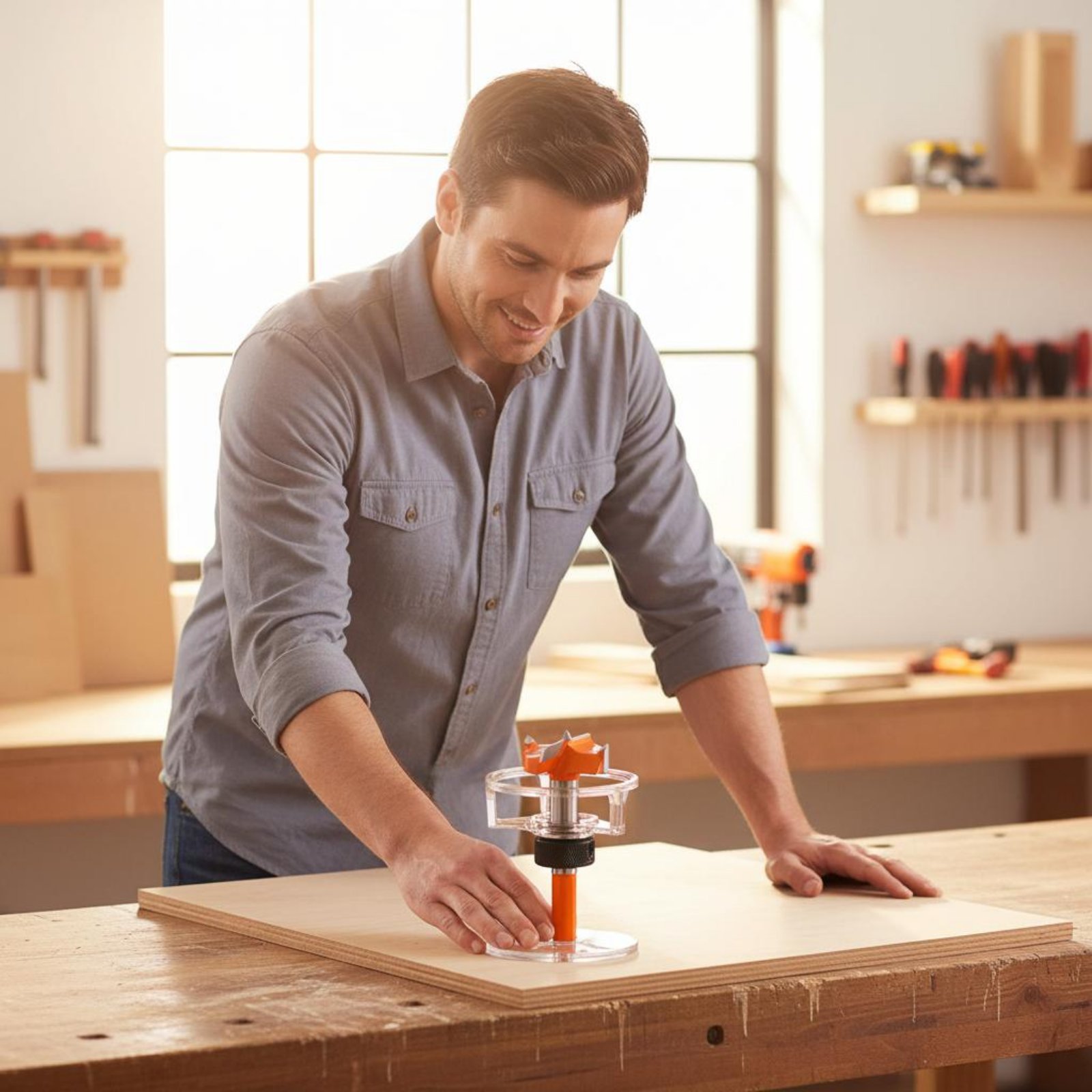 Woodworking Jig - 35mm 컵 드릴링 지그 조절식 포지셔닝