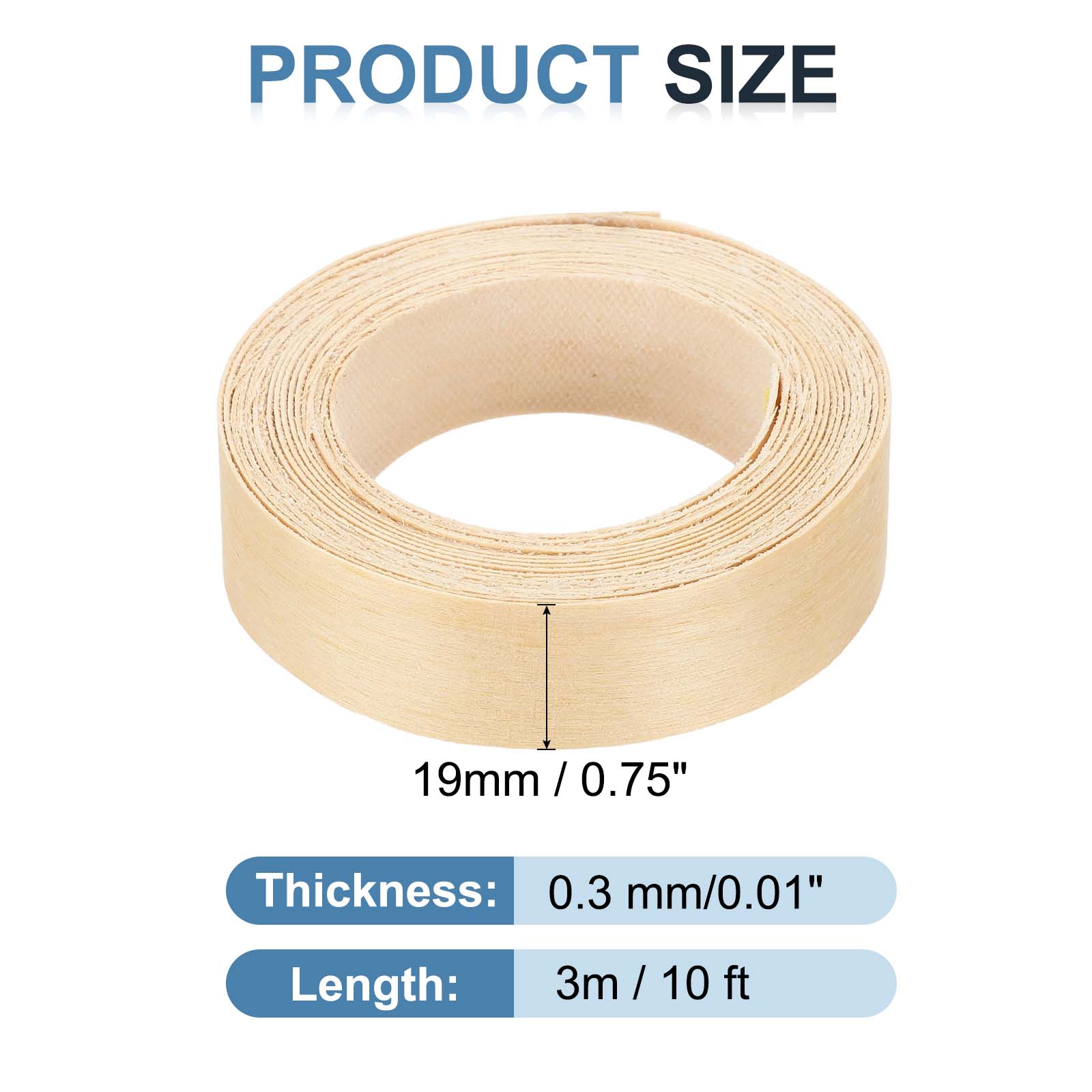 Xfasten Woodworking Tape - 3-30M 자작나무 엣지 밴딩 우드 베니어