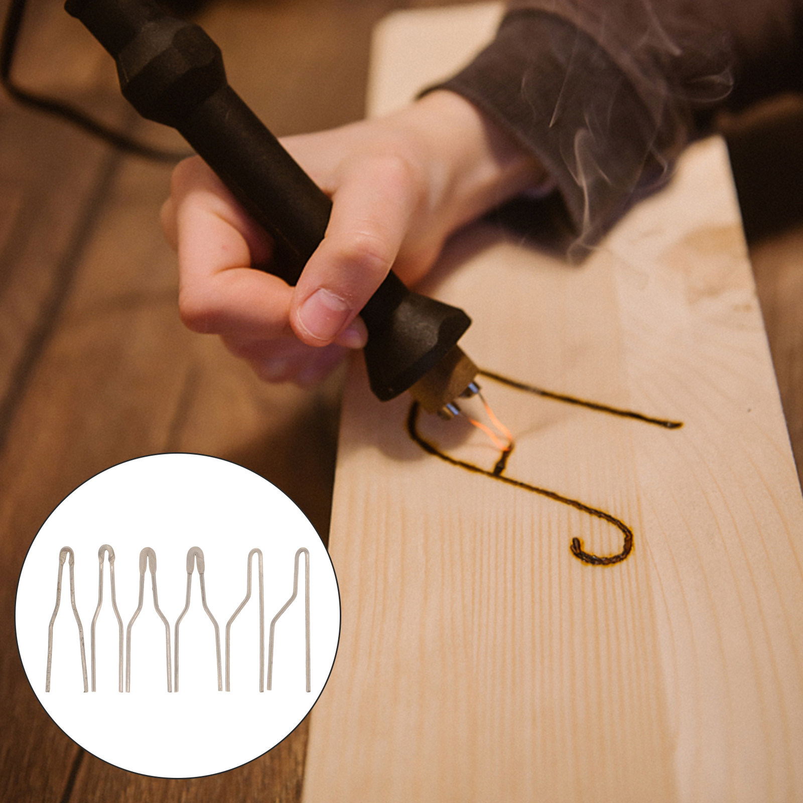 Woodworking Artisans - 6개의 목재 버너 팁 교체 세트,