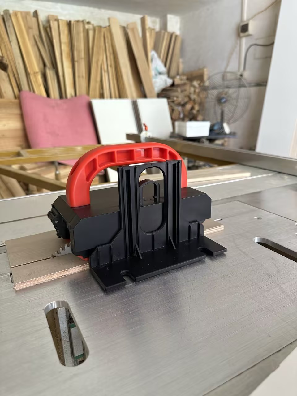 Woodworking Jointer - 테이블쏘 푸시 블록 푸셔 조절식 목공용