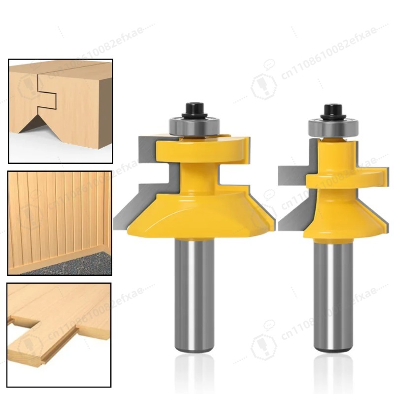 Woodworking Quotes - 2개 세트 1/2인치 샹크 V 홈