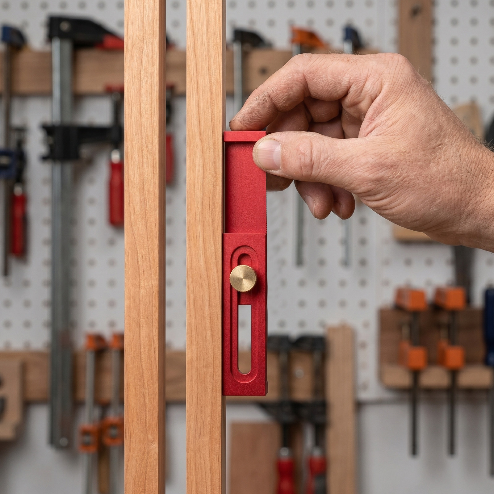 Woodworking Gauge - 목공 측정용 자 5-40mm 알루미늄 합금