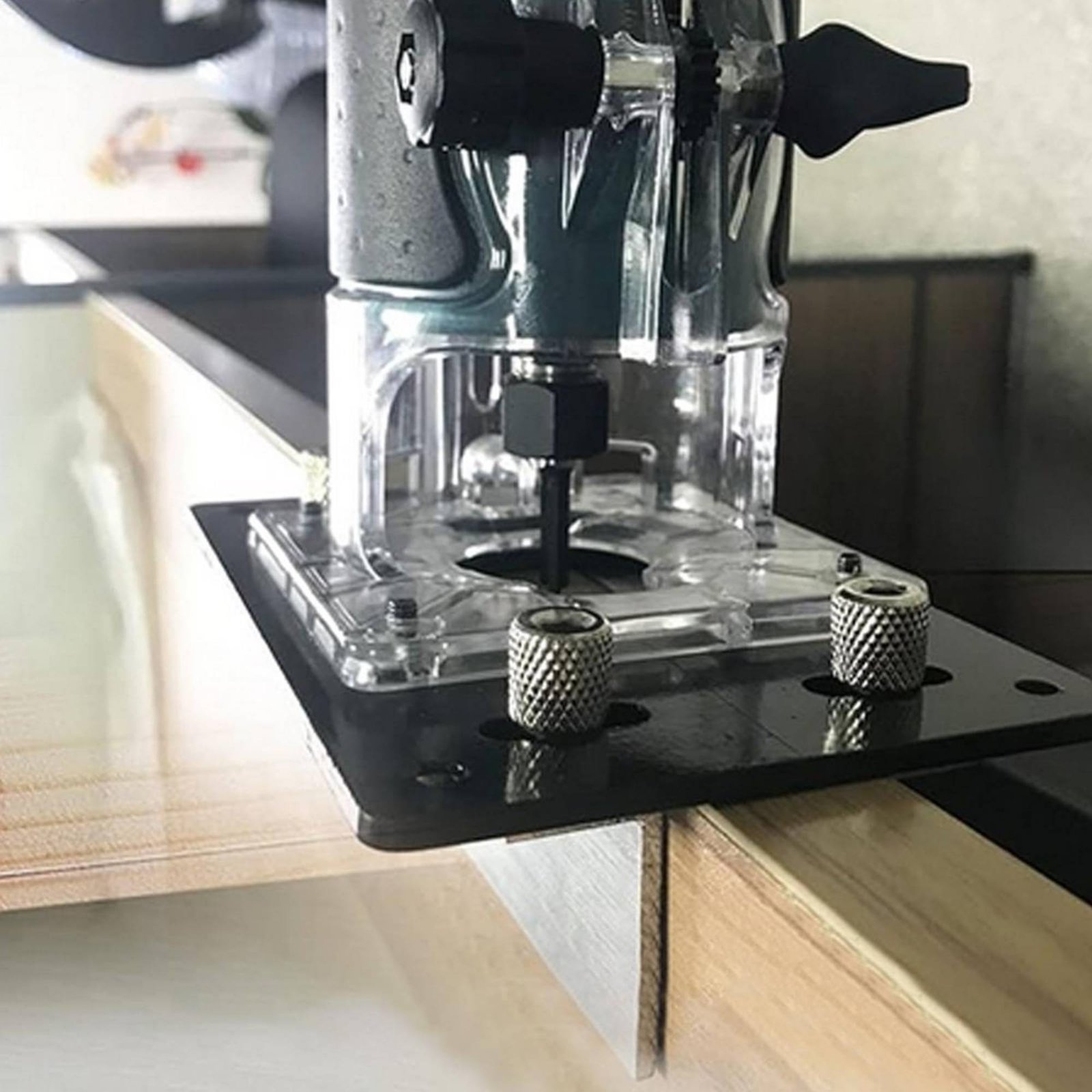 Woodworking Jig - 숨겨진 커넥터 지그 다기능 가구 슬롯