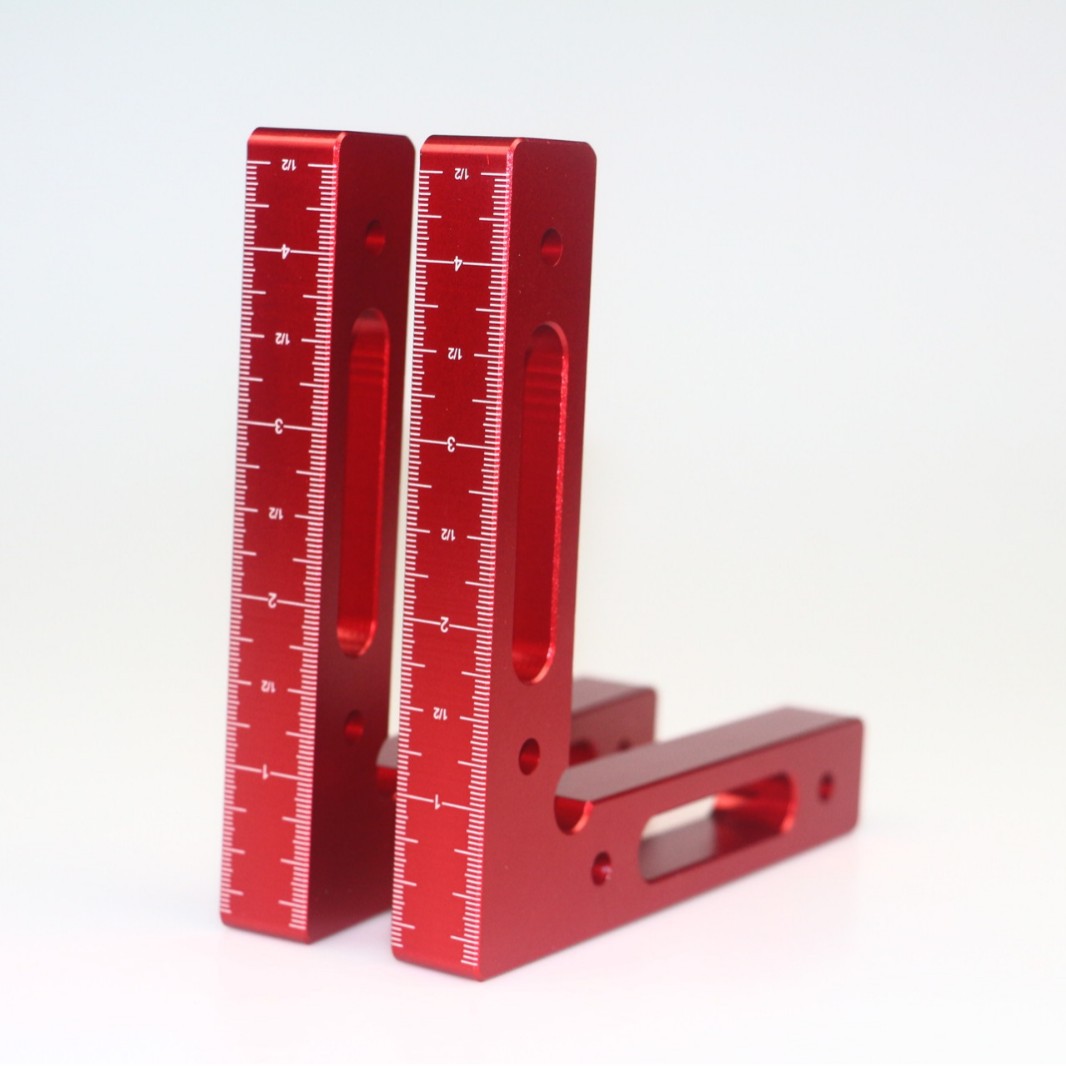 Woodworking Right Angle Clamp - 1/2pc 90도 포지셔닝 사각 클램프 알루미늄