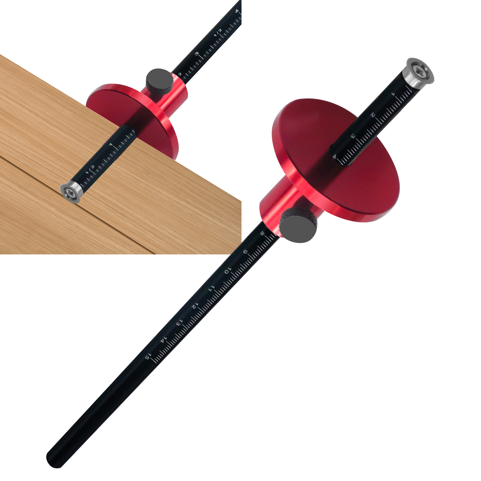 Woodworking Gauge - 목공용 스크라이버 유럽식 휠 마킹 게이지