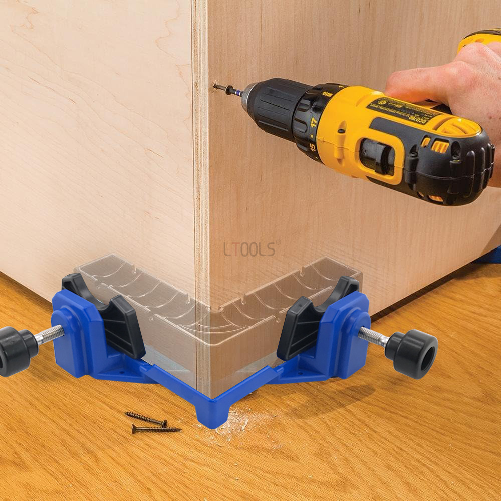Woodworking Right Angle Clamp - 90도 직각 클램프 세트 목공 코너