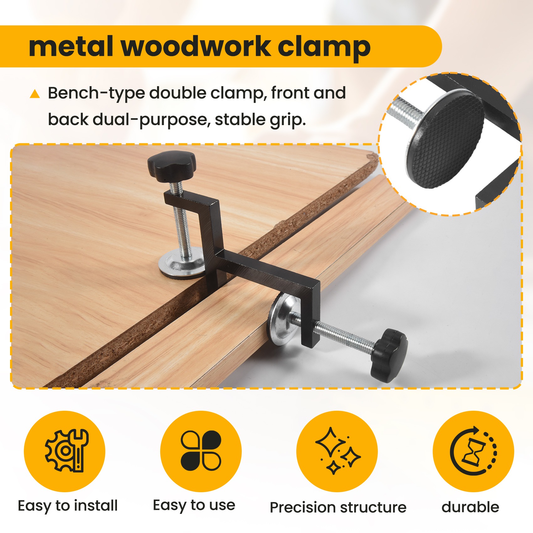 A93Z 강력한 Y형 클램프 목공 클램프 목수용 헤비듀 - Woodworking Vise Types 리뷰 및 가격