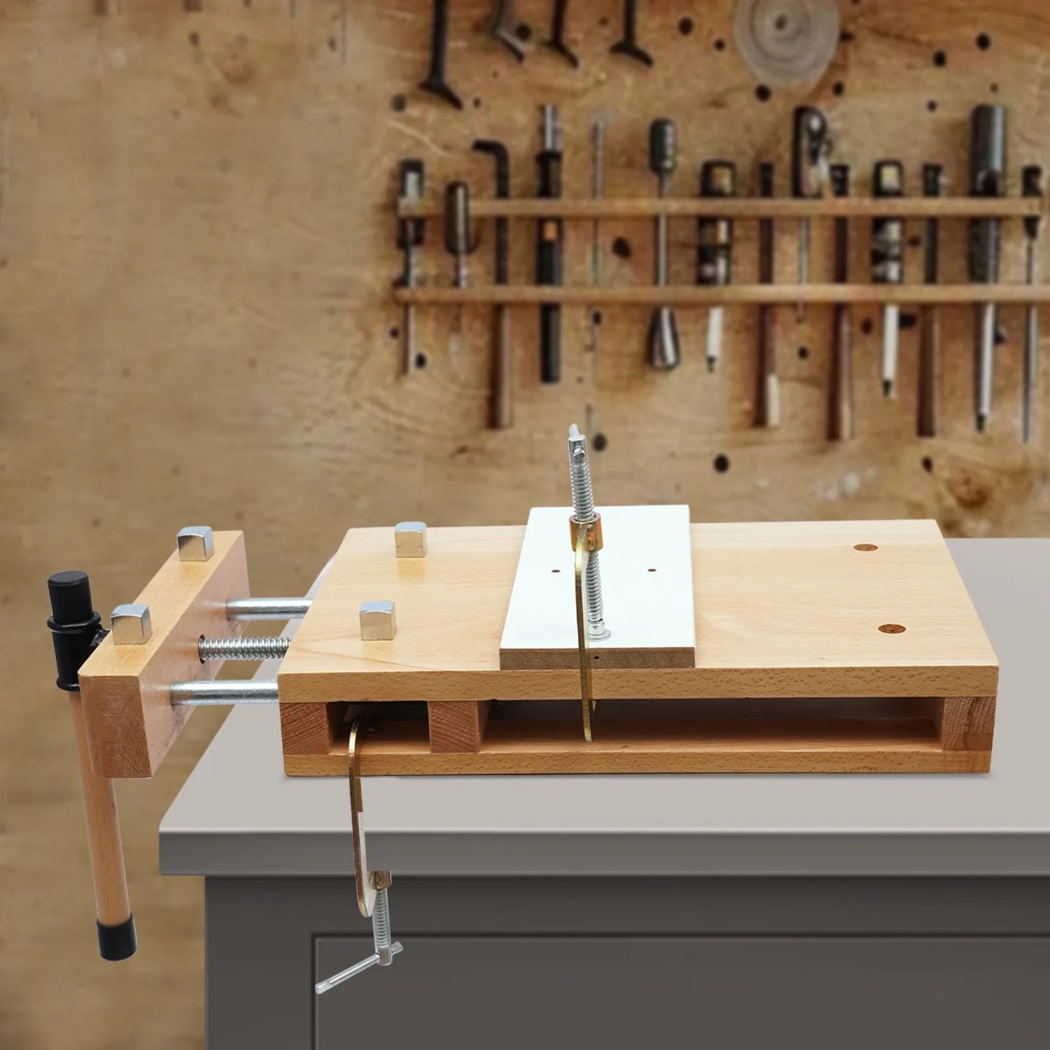 휴대용 작업대, 목공용 하드 바이스, 데스크탑 작업 테 - Woodworking Vise Types 리뷰 및 가격
