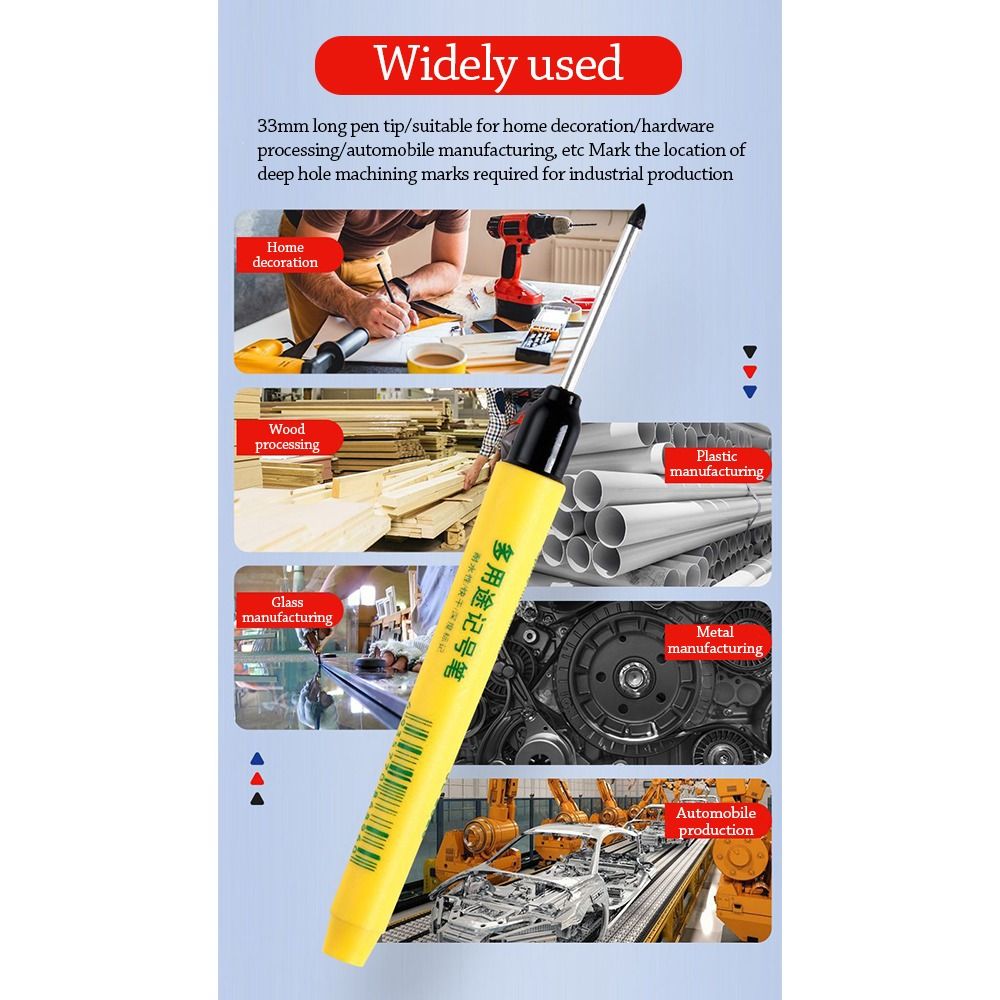 오일 기반 롱 헤드 마커 33mm 롱 헤드 블랙/레드/ - Woodworking Oil 리뷰 및 가격