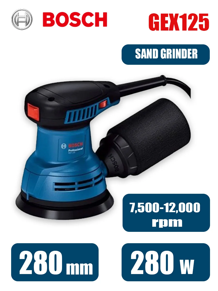 보쉬 GEX125 280W 다기능 오비탈 샌더/샌드 그 - Woodworking Machines 리뷰 및 가격