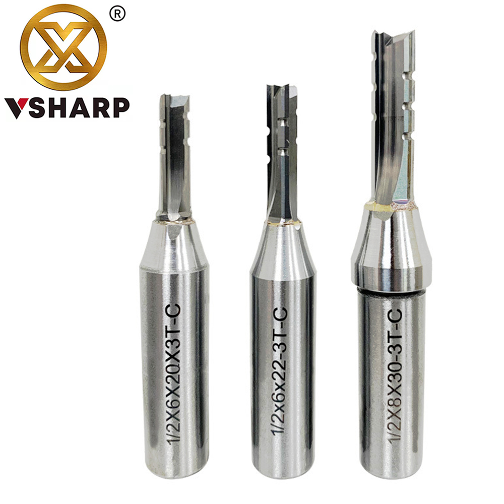 Vsharp 3 플루트 TCT 스트레이트 커팅 비트 1 - Woodworking Quotes 리뷰 및 가격