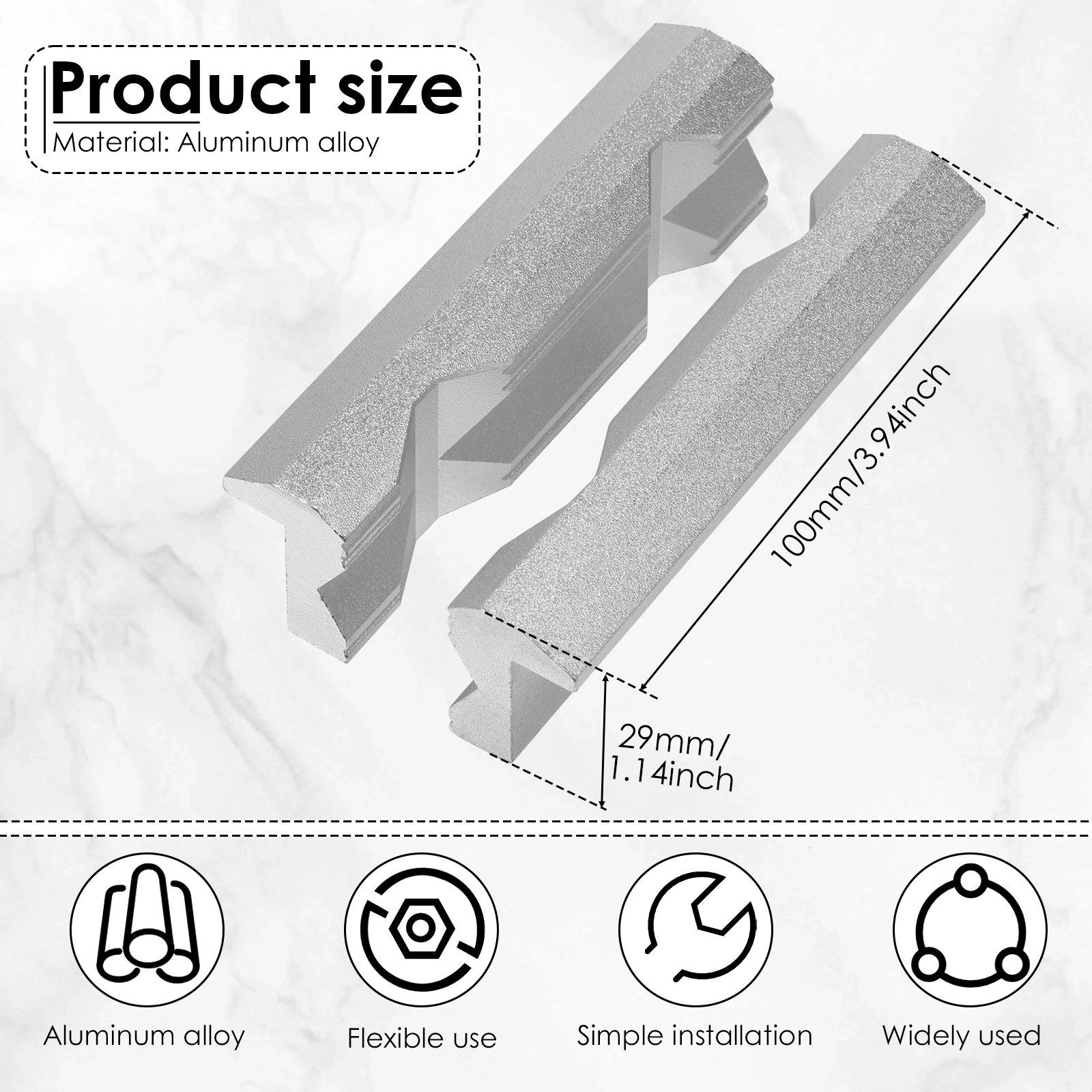 마그네틱 바이스 조 4/5/6인치 V형 바이스 조 보호 - Woodworking Vise Types 리뷰 및 가격