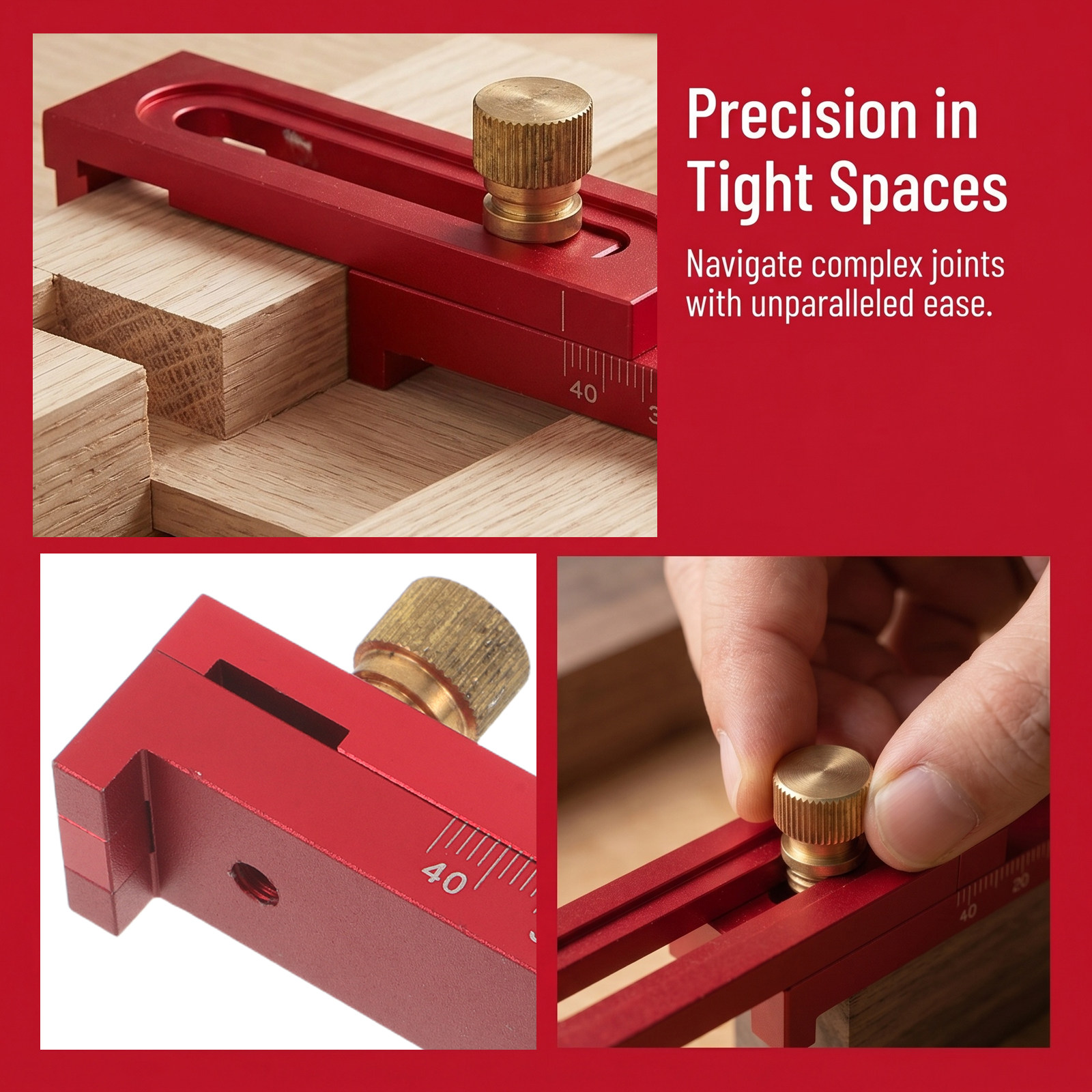 목공 측정용 자 5-40mm 알루미늄 합금 모티스 게이 - Woodworking Gauge 리뷰 및 가격