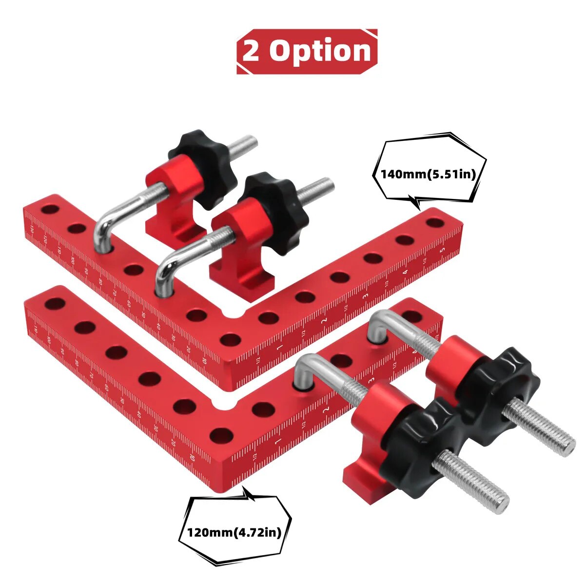 1세트 90도 포지셔닝 스퀘어 알루미늄 합금 직각 클램 - Woodworking Right Angle Clamp 리뷰 및 가격