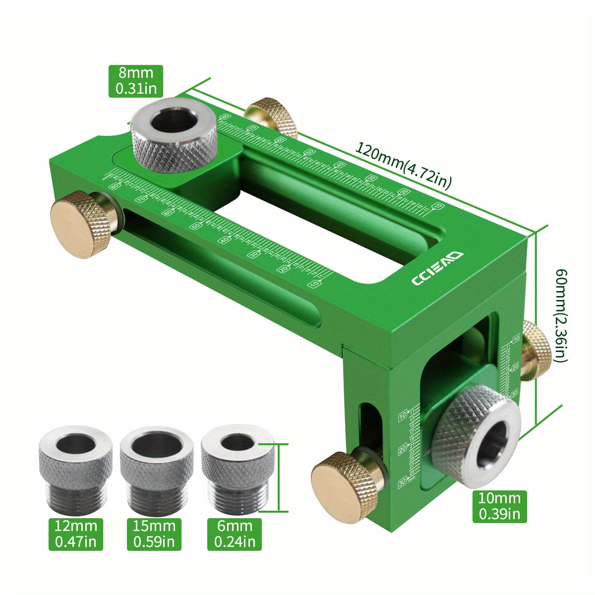 스크류 지그 2-in-1 조정 가능한 목공 드릴링 펀처 - Woodworking Jig 리뷰 및 가격
