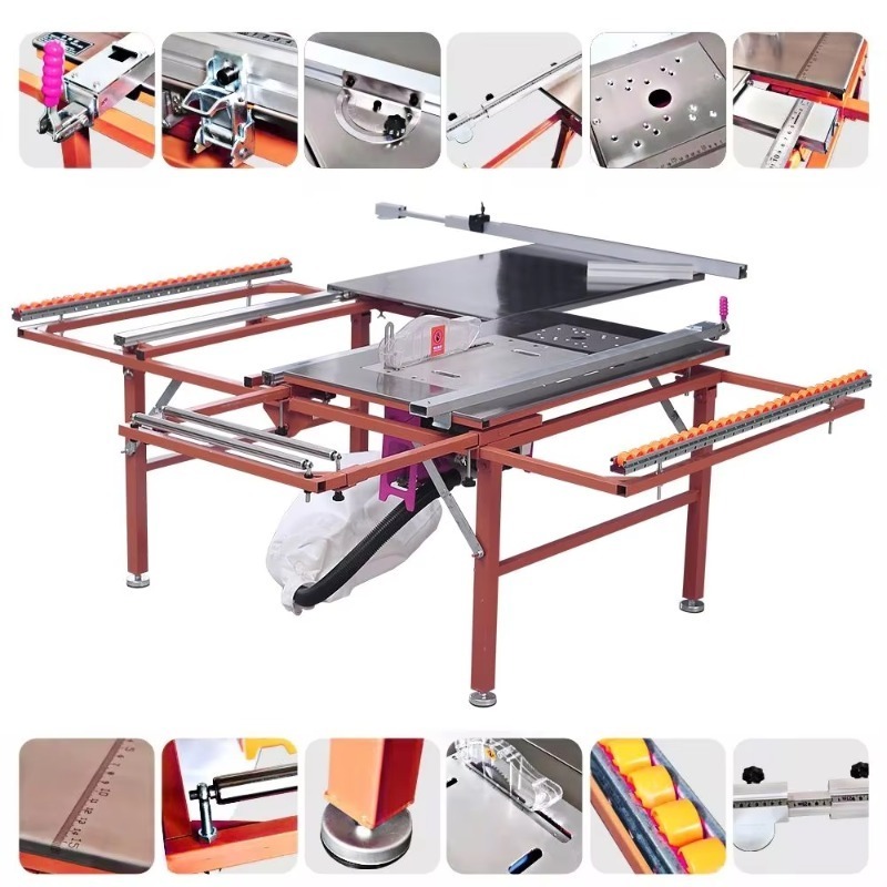 【전문가용】휴대용 접이식 테이블쏘 머신 원형 수평 슬라 - Woodworking Machines 리뷰 및 가격