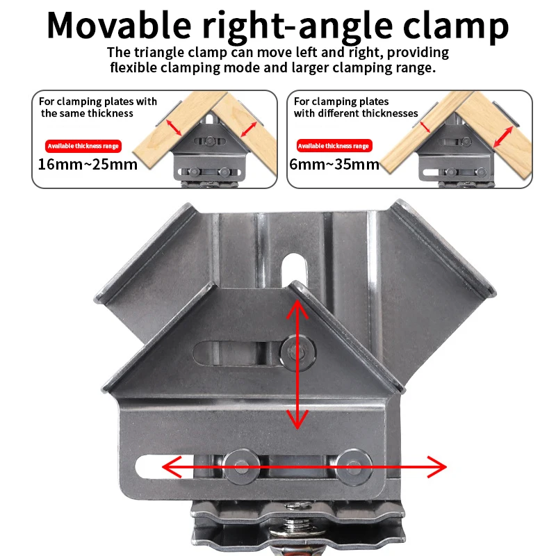 스테인리스 스틸 개폐형 앵글 클램프, 목공 접합용 퀵  - Woodworking Right Angle Clamp 리뷰 및 가격