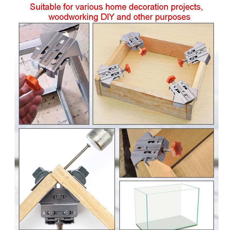90도 위치 사각형 목공 코너 클램프 용 직각 클램프  - Woodworking Right Angle Clamp 리뷰 및 가격