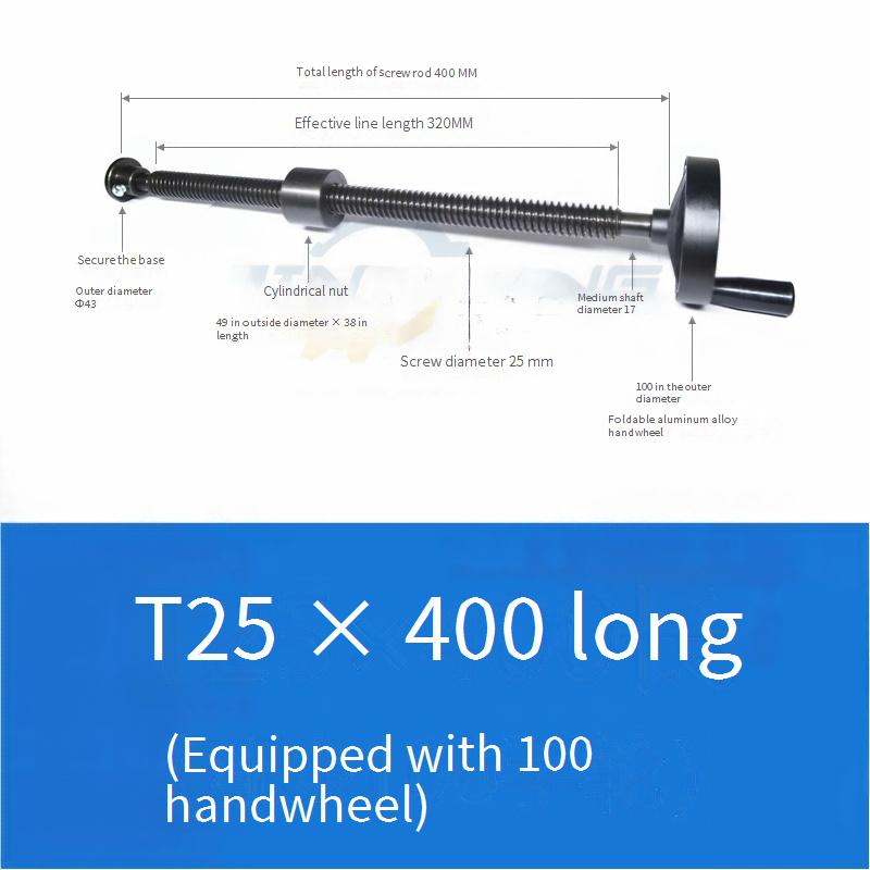 사다리꼴 리드 스크류 세트 T20 T25 핸드휠 제어  - Woodworking Machines 리뷰 및 가격