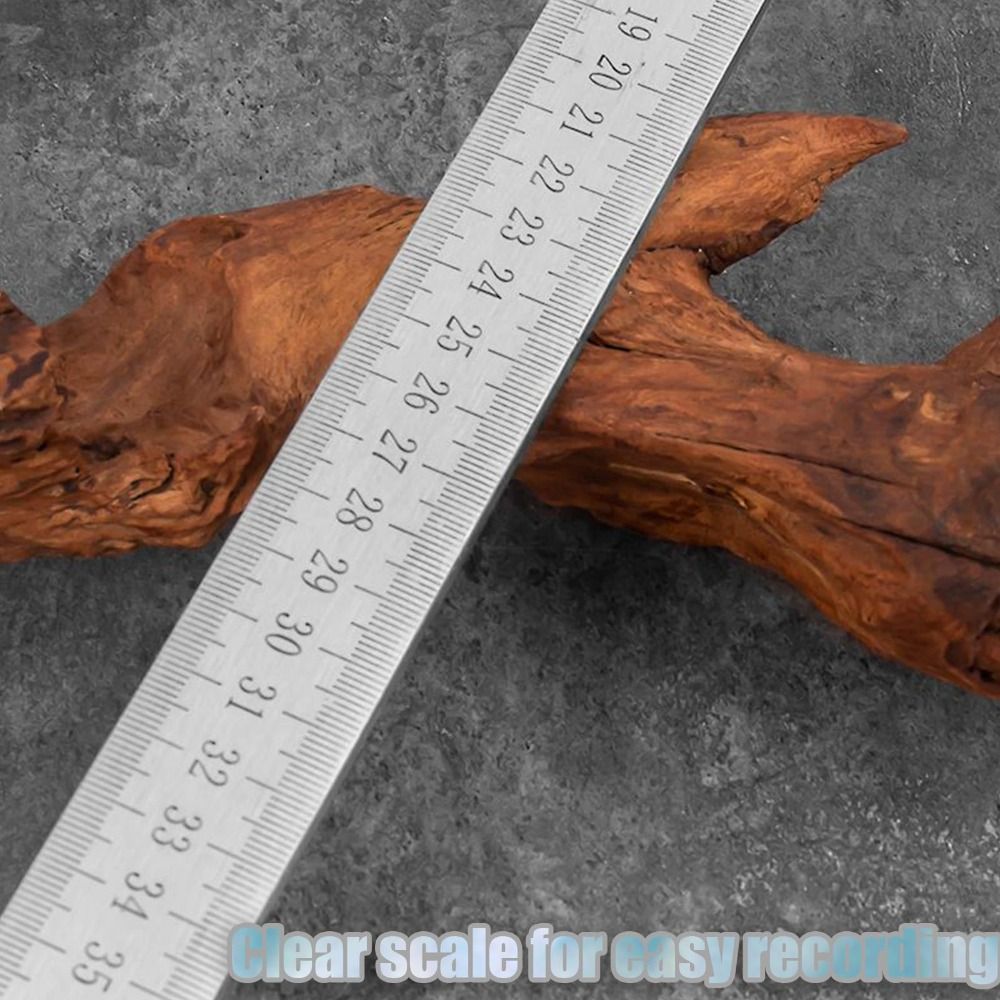휴대용 고강도 강철 자 두꺼운 퀜칭 강철 이중 스케일  - Woodworking Artisans 리뷰 및 가격