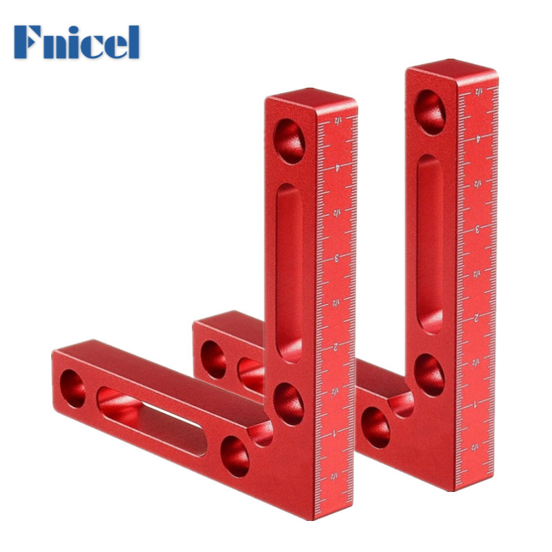 1/2pc 90도 포지셔닝 사각 클램프 알루미늄 L 블 - Woodworking Right Angle Clamp 리뷰 및 가격