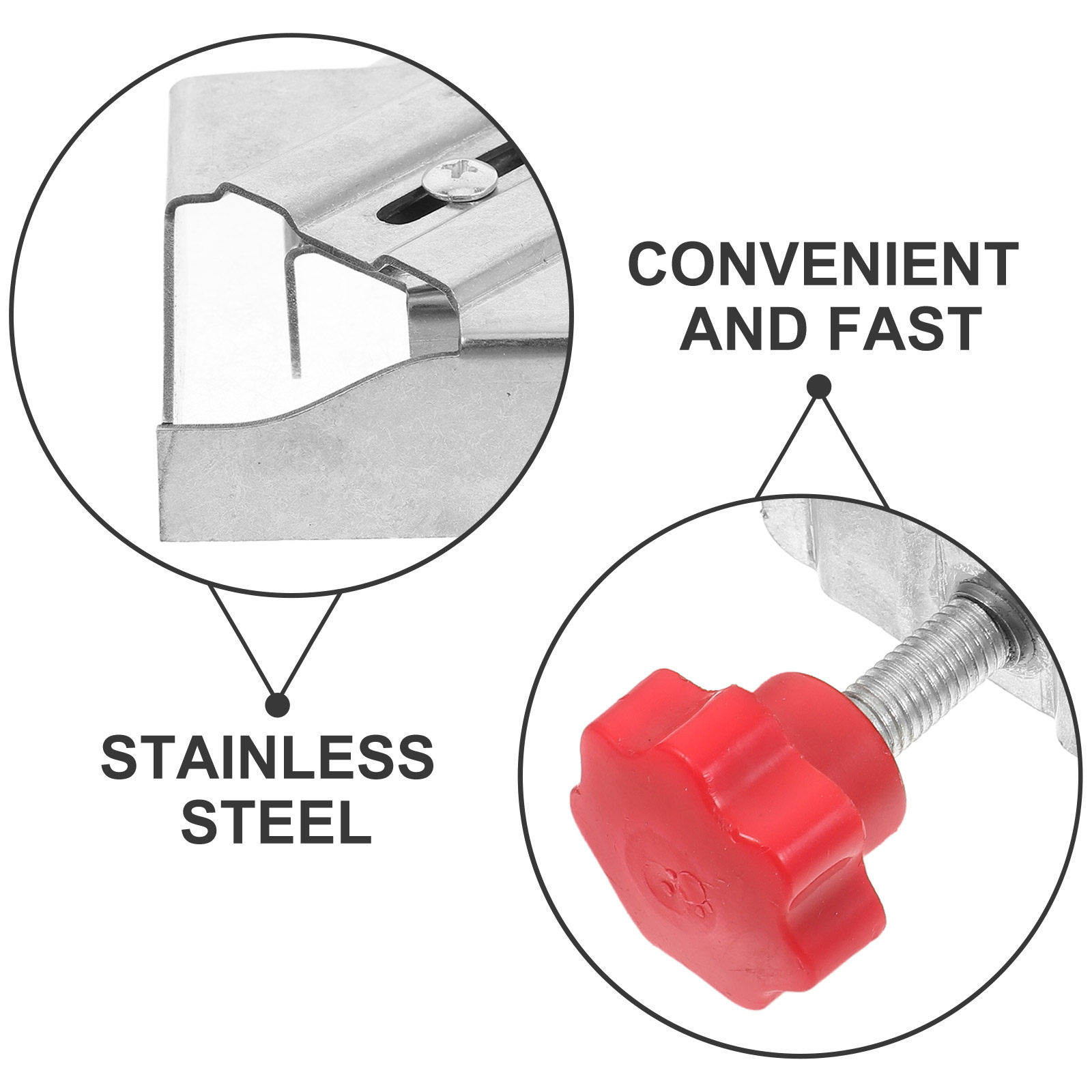 2개입 직각 클램프 스테인리스 스틸 조절 가능 조우트  - Woodworking Right Angle Clamp 리뷰 및 가격