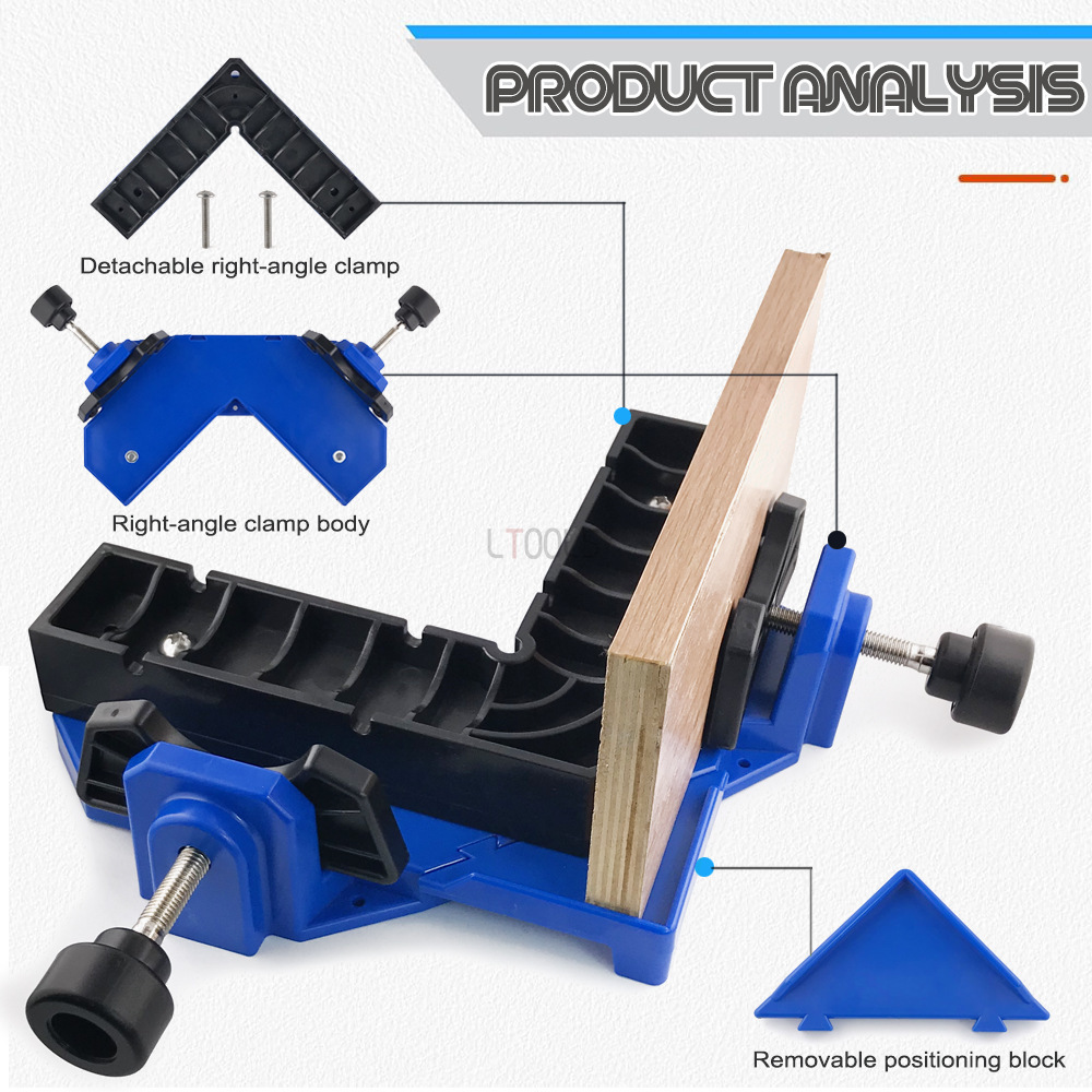 90도 직각 클램프 세트 목공 코너 클램프 플레이트 고 - Woodworking Right Angle Clamp 리뷰 및 가격