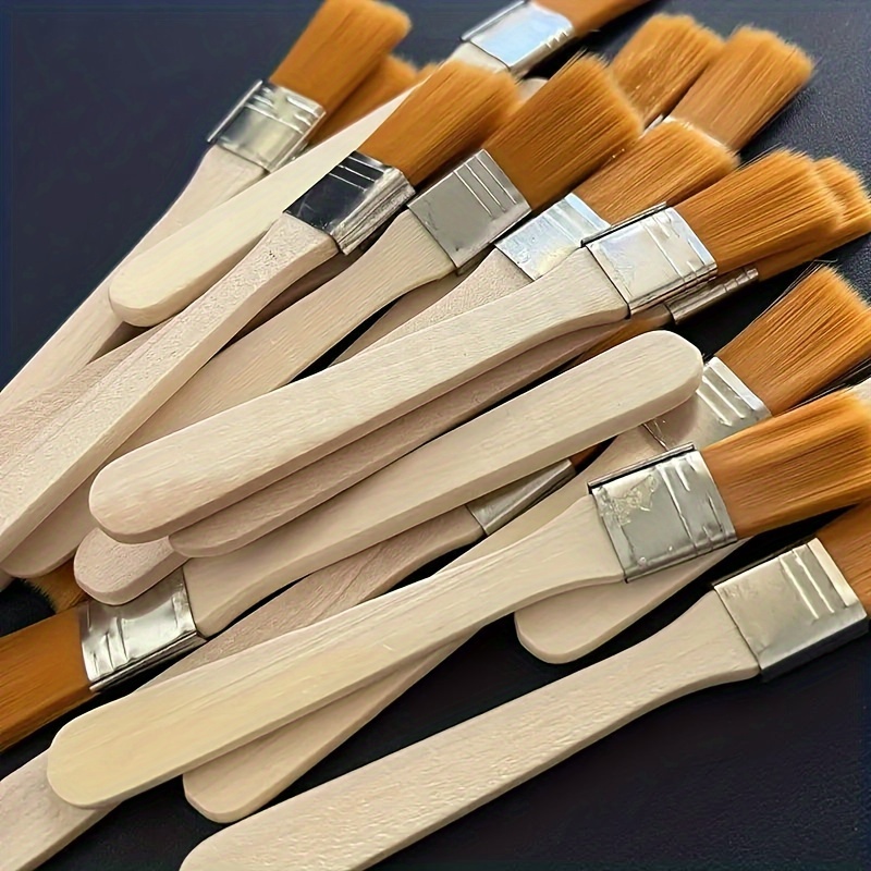 10개 나무 손잡이 나일론 페인트 브러시 (유화, 먼지 - Woodworking Oil 리뷰 및 가격