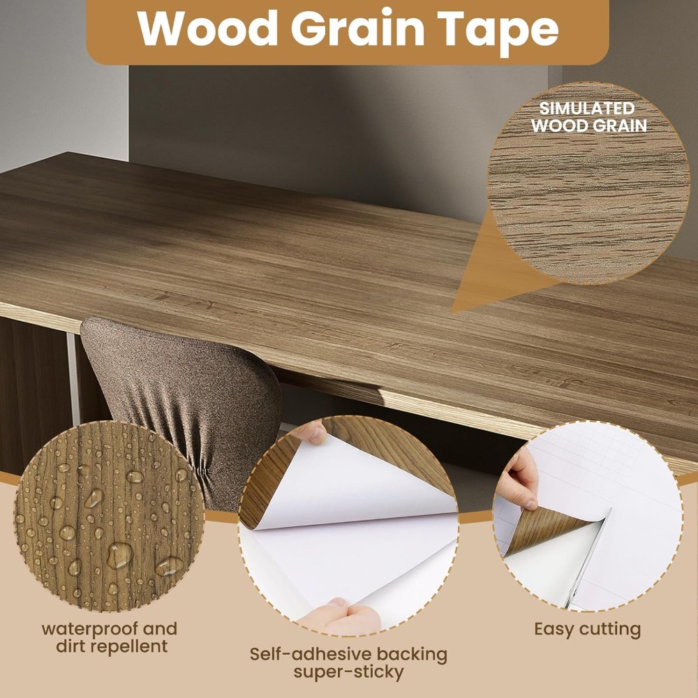 방수 나뭇결 자체 접착 테이프 5/10/15/20/30 - Xfasten Woodworking Tape 리뷰 및 가격