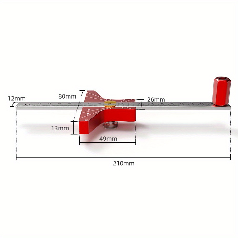 알루미늄 높이 게이지 목공 선형 스크 라이버 눈금자 평 - Woodworking Gauge 리뷰 및 가격